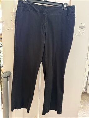 Fashion Bug Straight-Leg Black Pull-On Jeans